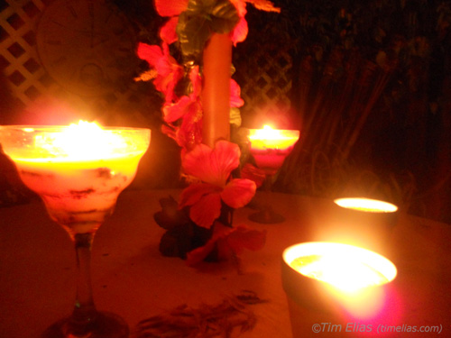 Candles in the Garden 1