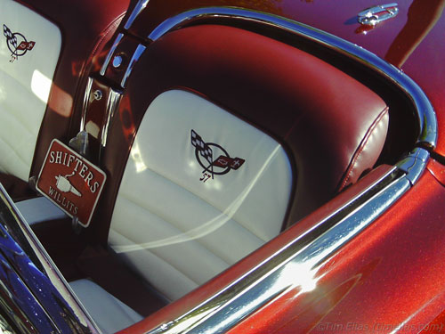 Seats of a 1957 Corvette