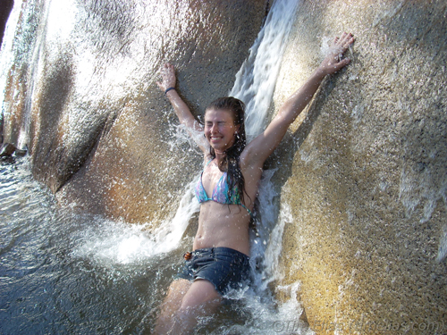 Girl in Waterfall