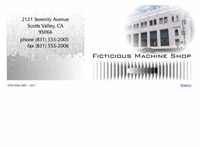Machine Shop website image