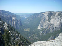 view to the west including El Capitan